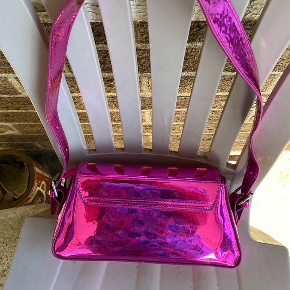 Shiny Pink Women's Bag - Picture 4 of 12
